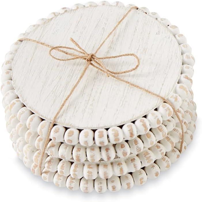 Beaded Mango Coasters Set Of 4 image 0