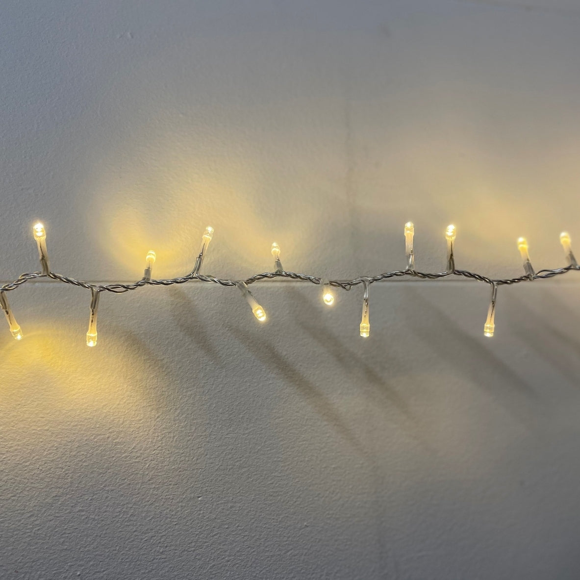 13.6m/44ft 6in Plug In LED Warm White Christmas String Light