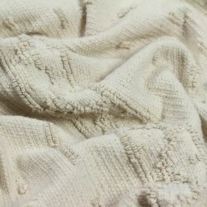 Boho Cotton Tufted Throw Multicolour image 2
