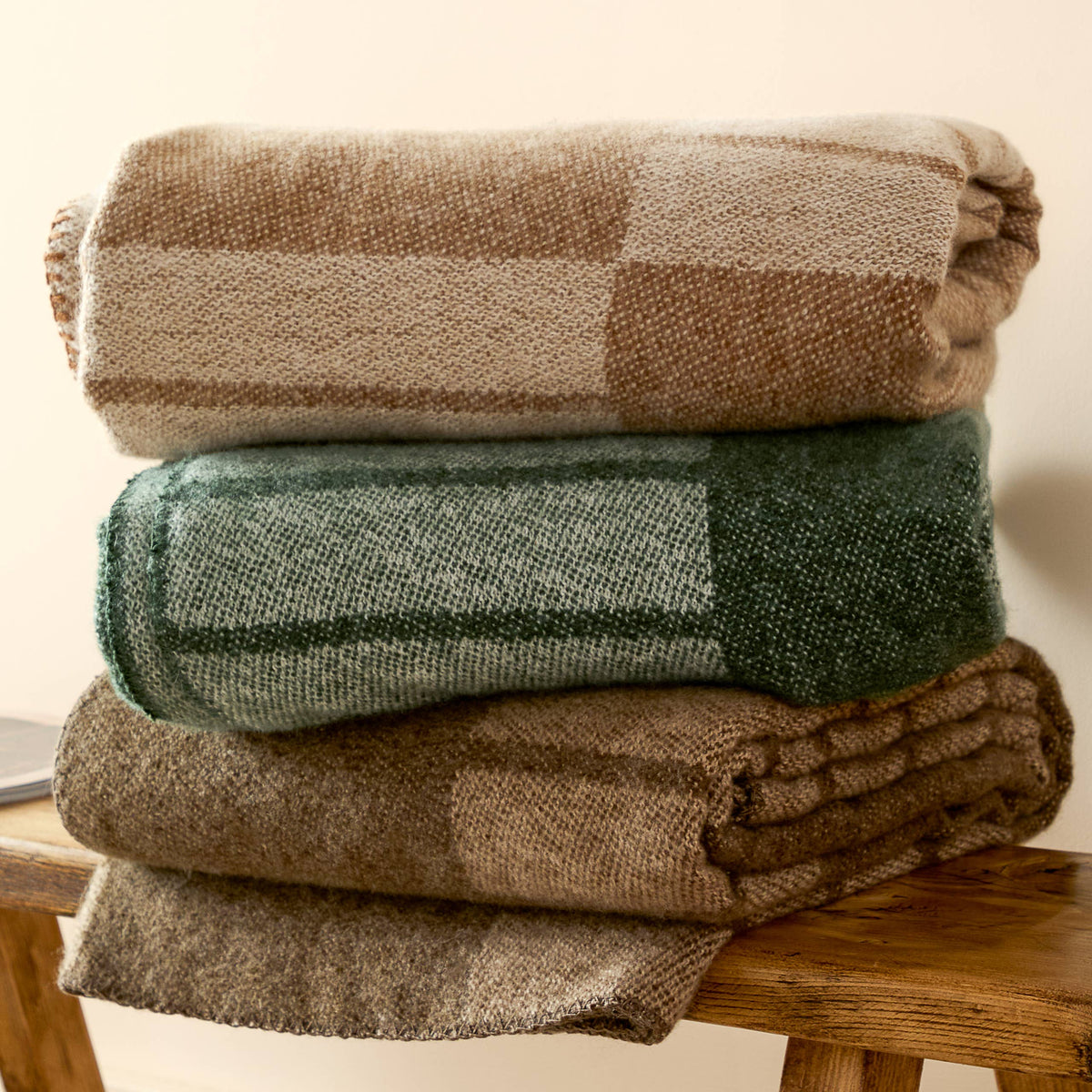 Harlech Woven Reversible Throw Brown