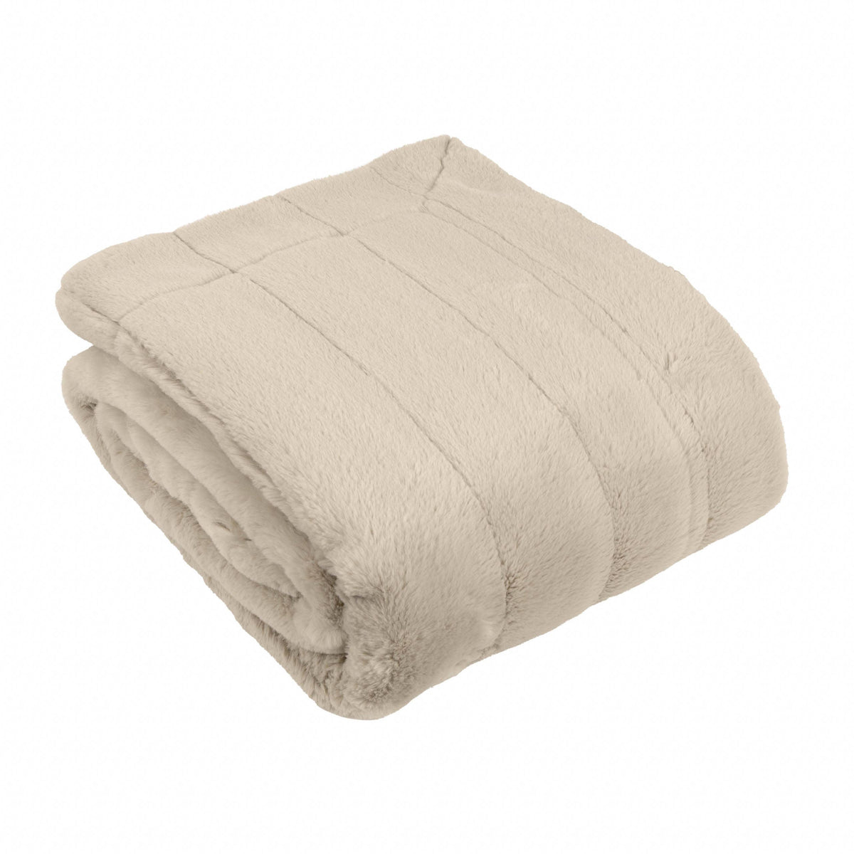 Empress Faux Fur Throw Oat