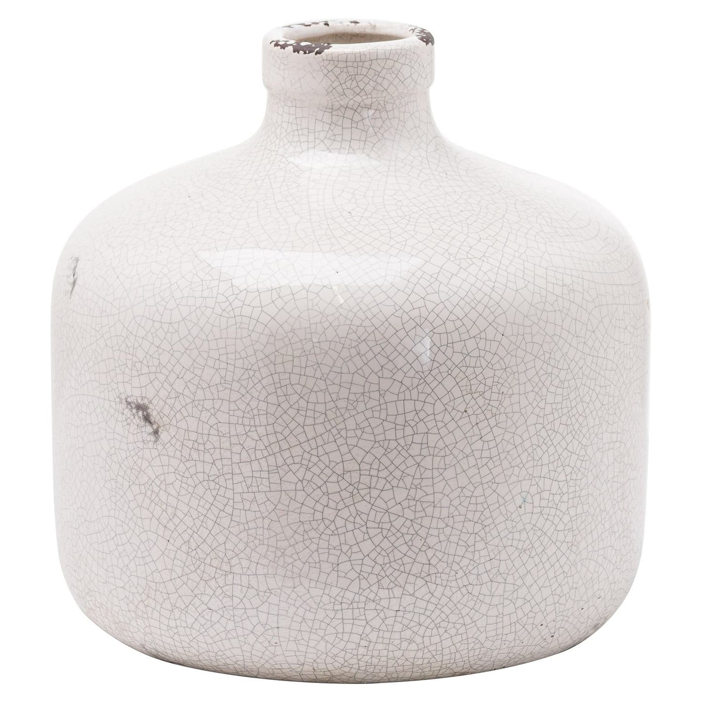 Garda Cream Glazed Chive Vase image 0