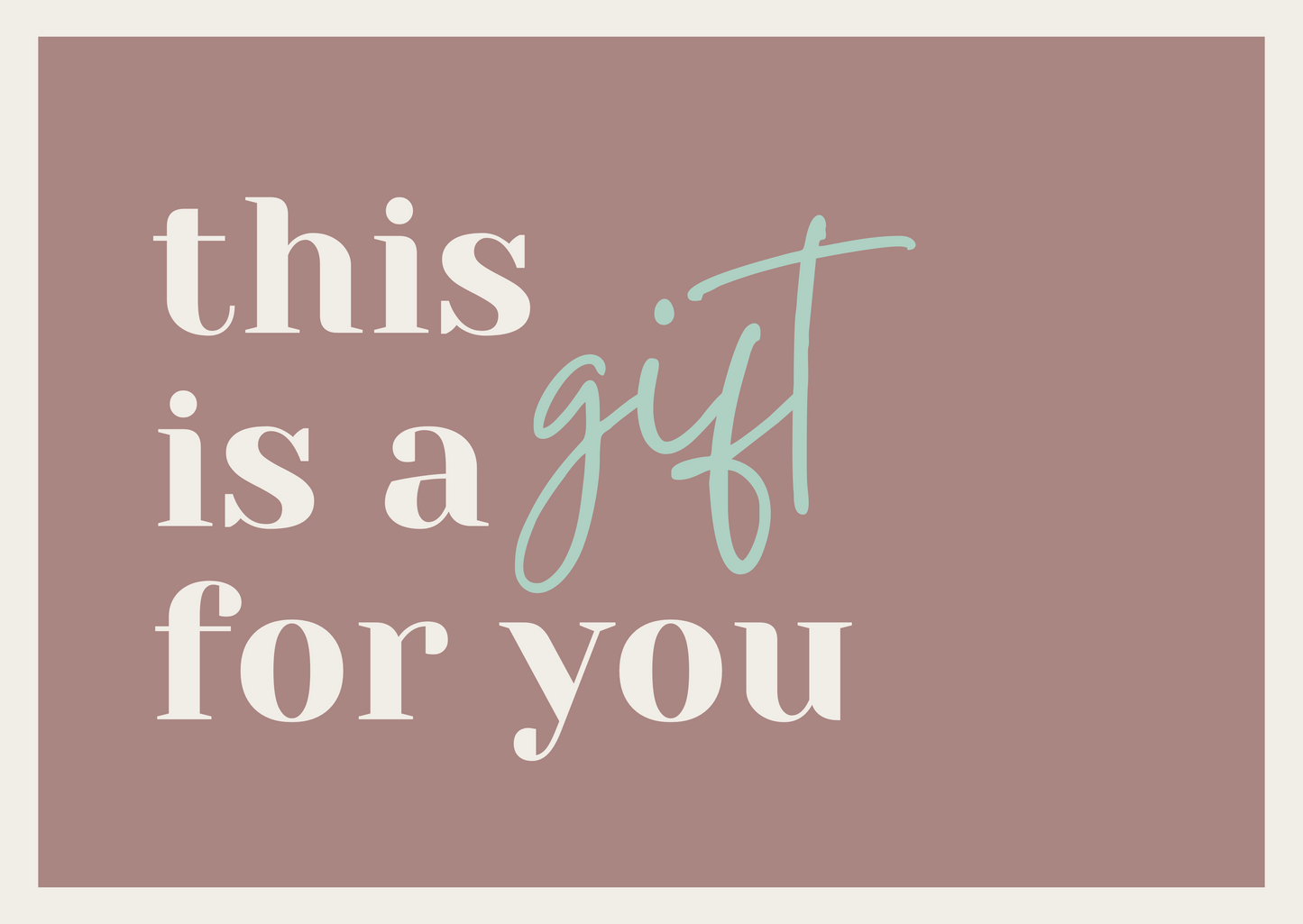 E - Gift Card