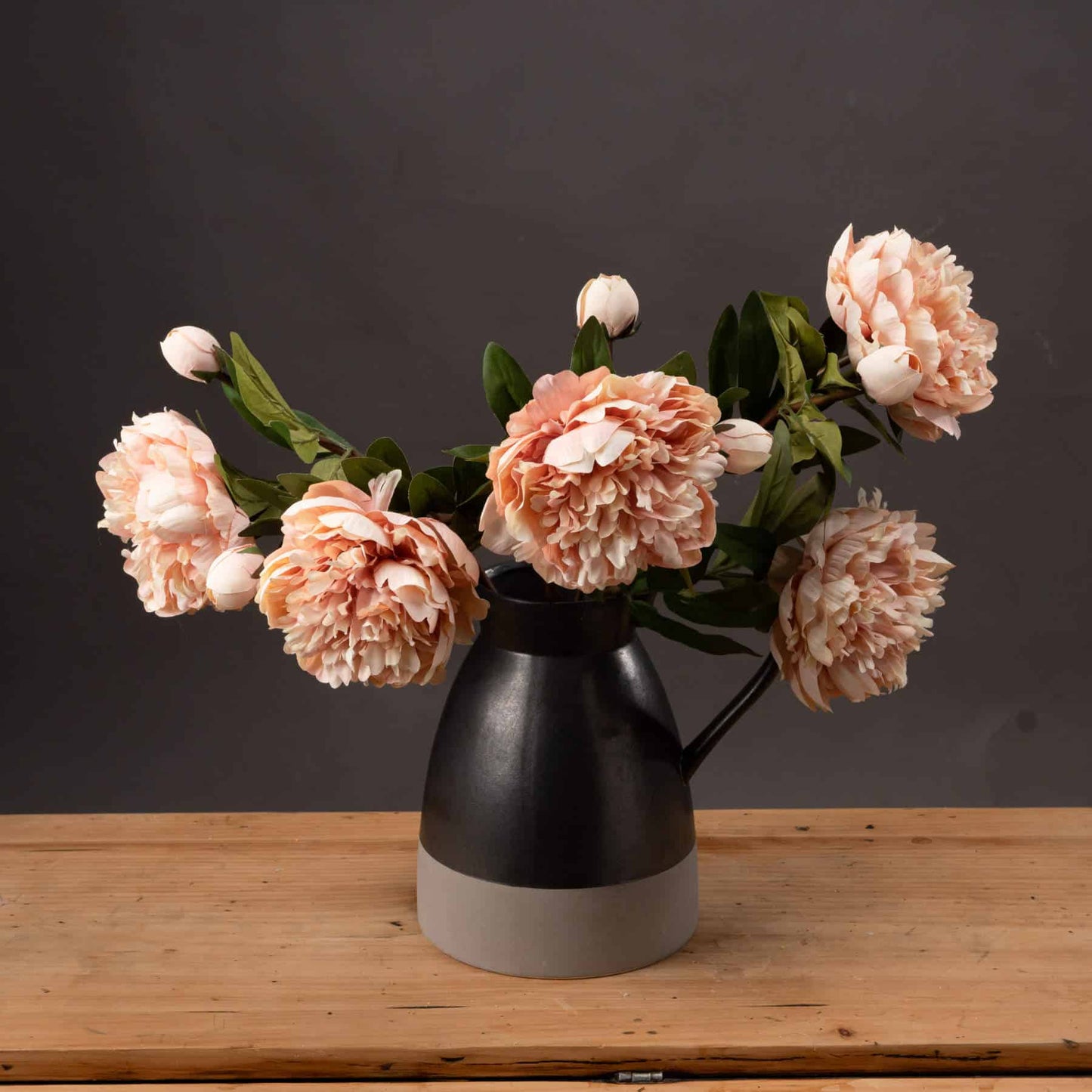 Peach Peony Rose Stem image 1