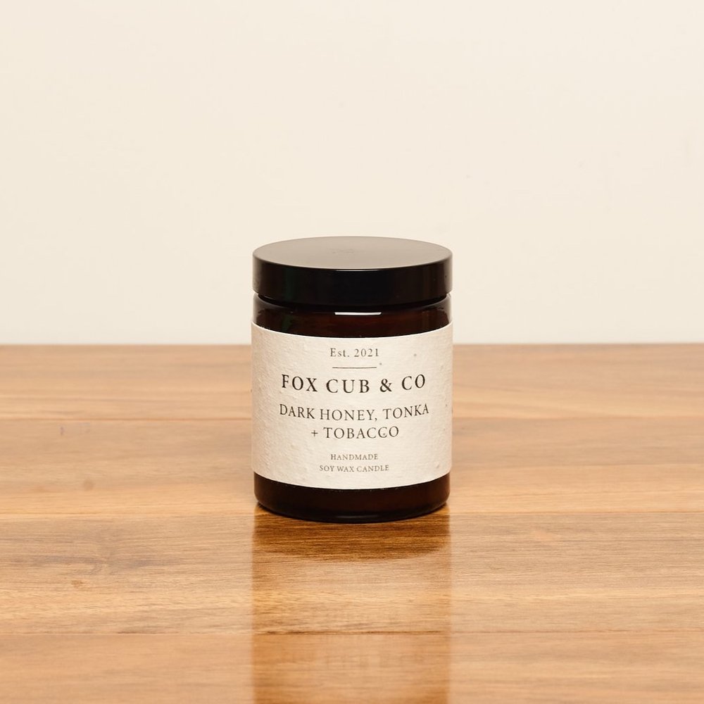 Dark Honey, Tonka + Tobacco Candle image 1
