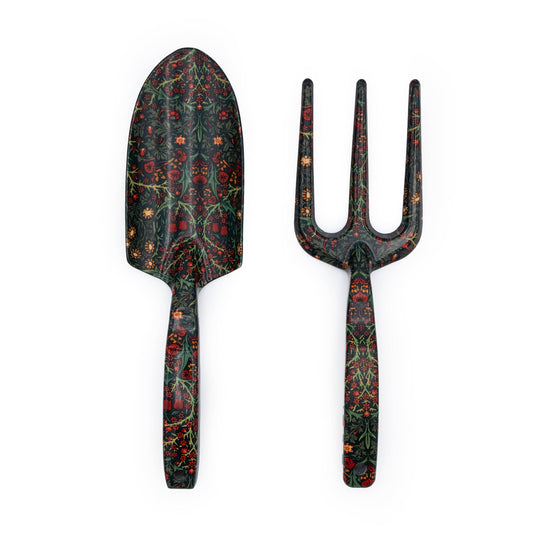 Orange Grove Fork and Trowel Garden Tool Set -Blackthorn