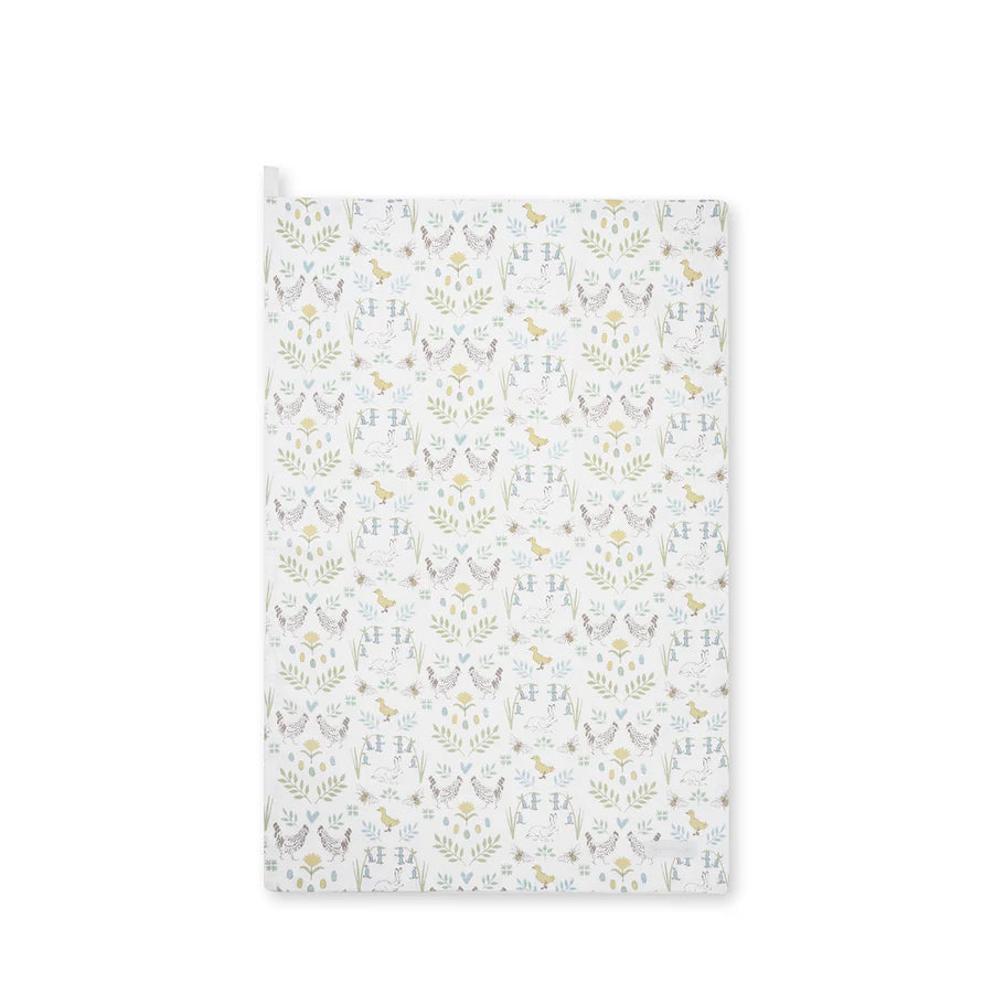Spring Chicken Tea Towel image 0