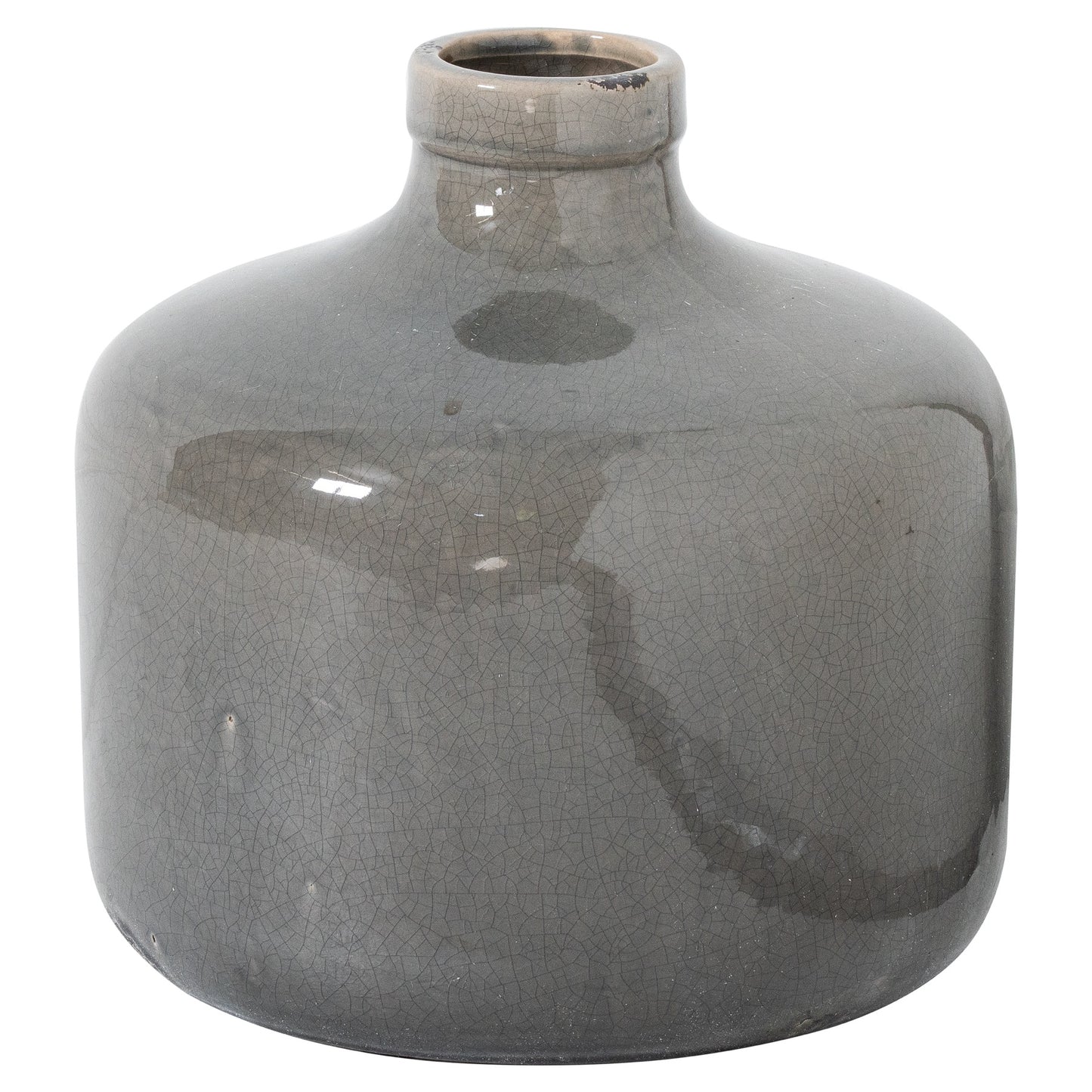 Garda Grey Glazed Chive Vase image 0