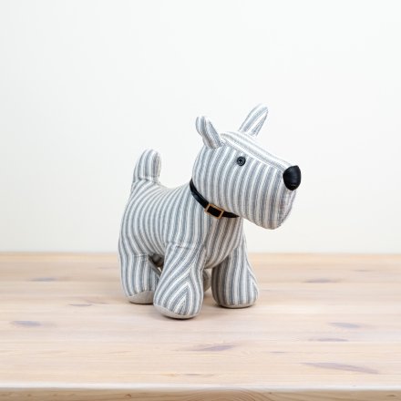 Dog Doorstop with Collar