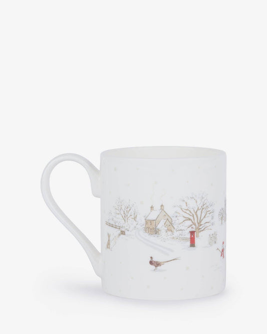 Snowy Village Mug