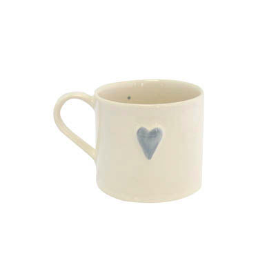 Shaker Grey Heart 250ml Mug image 0