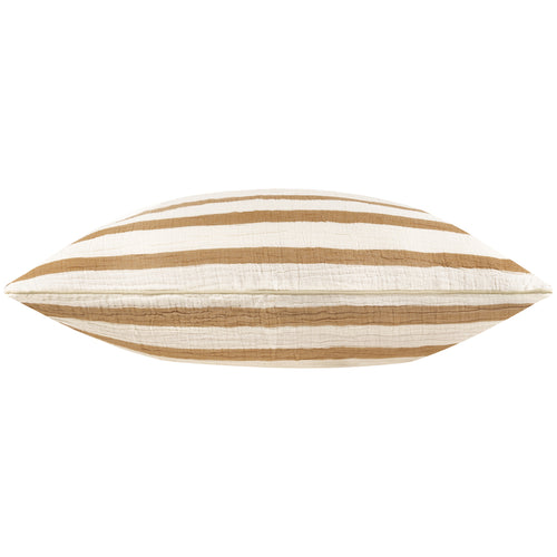 Woven Stripe Cotton Cushion Cinnamon image 2