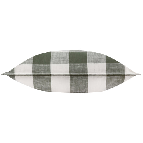 Chesil Check 100% Cotton Outdoor Cushion Moss