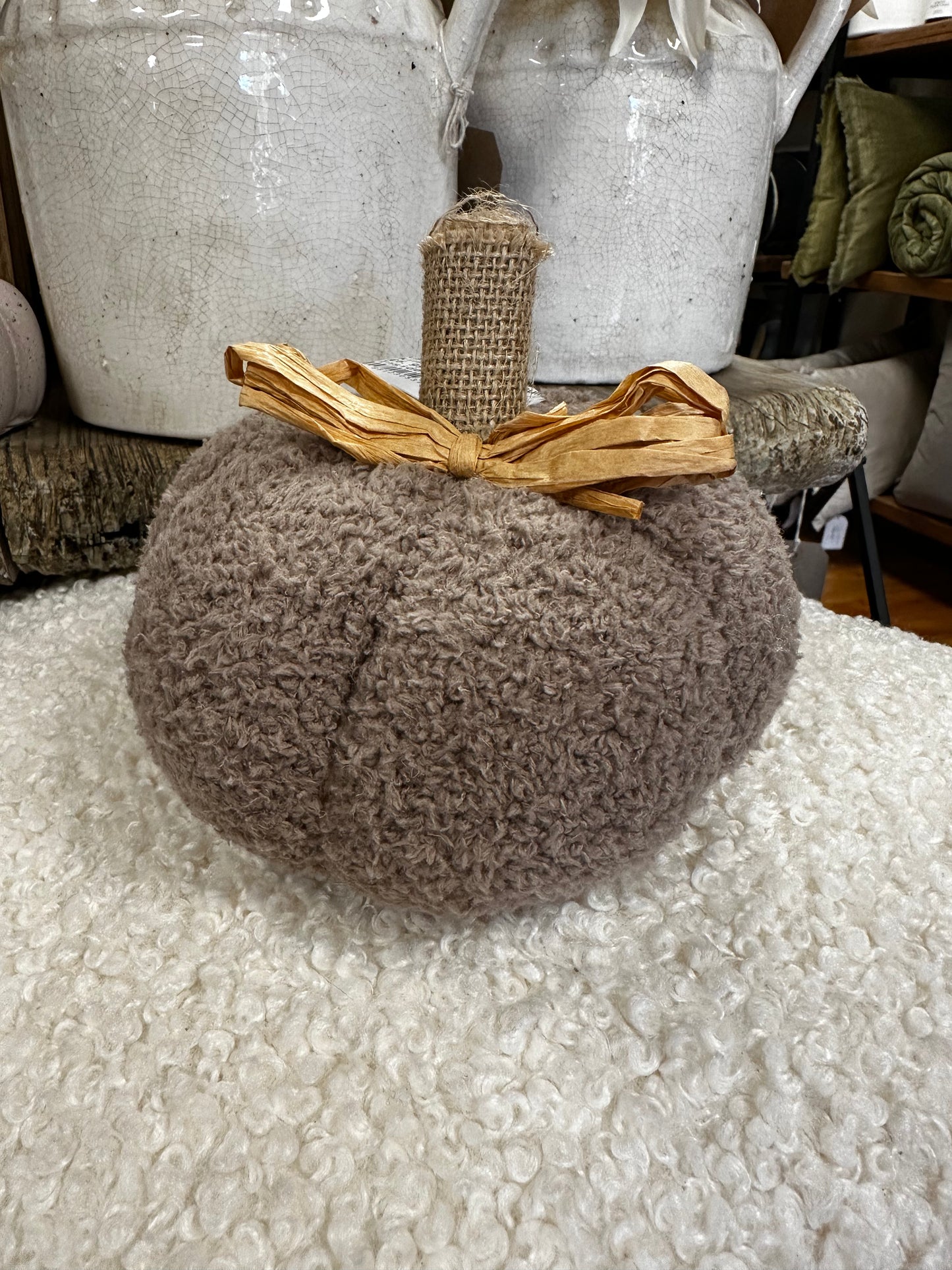 Caramel Fabric Pumpkin