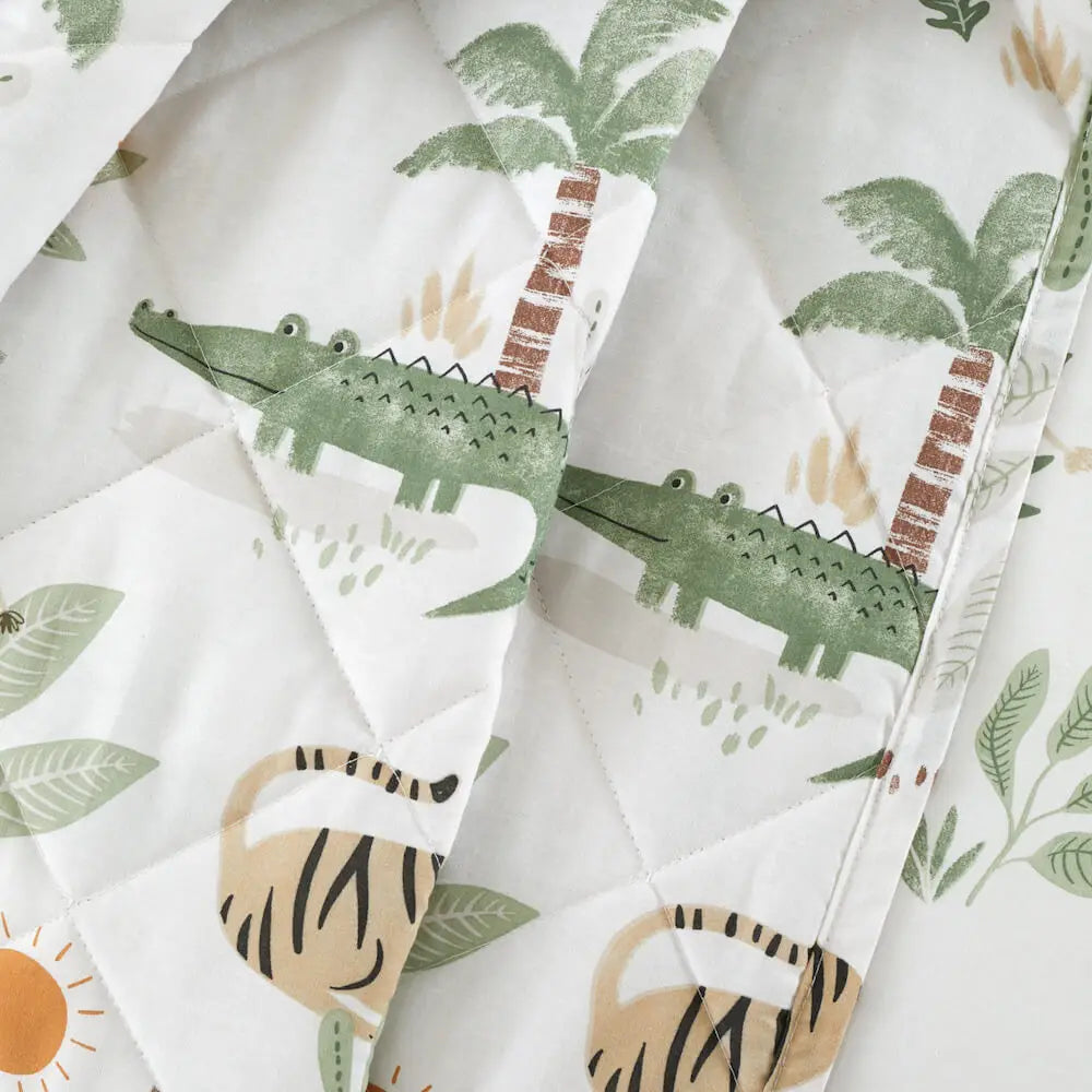 Jungle Safari Quilted Throw