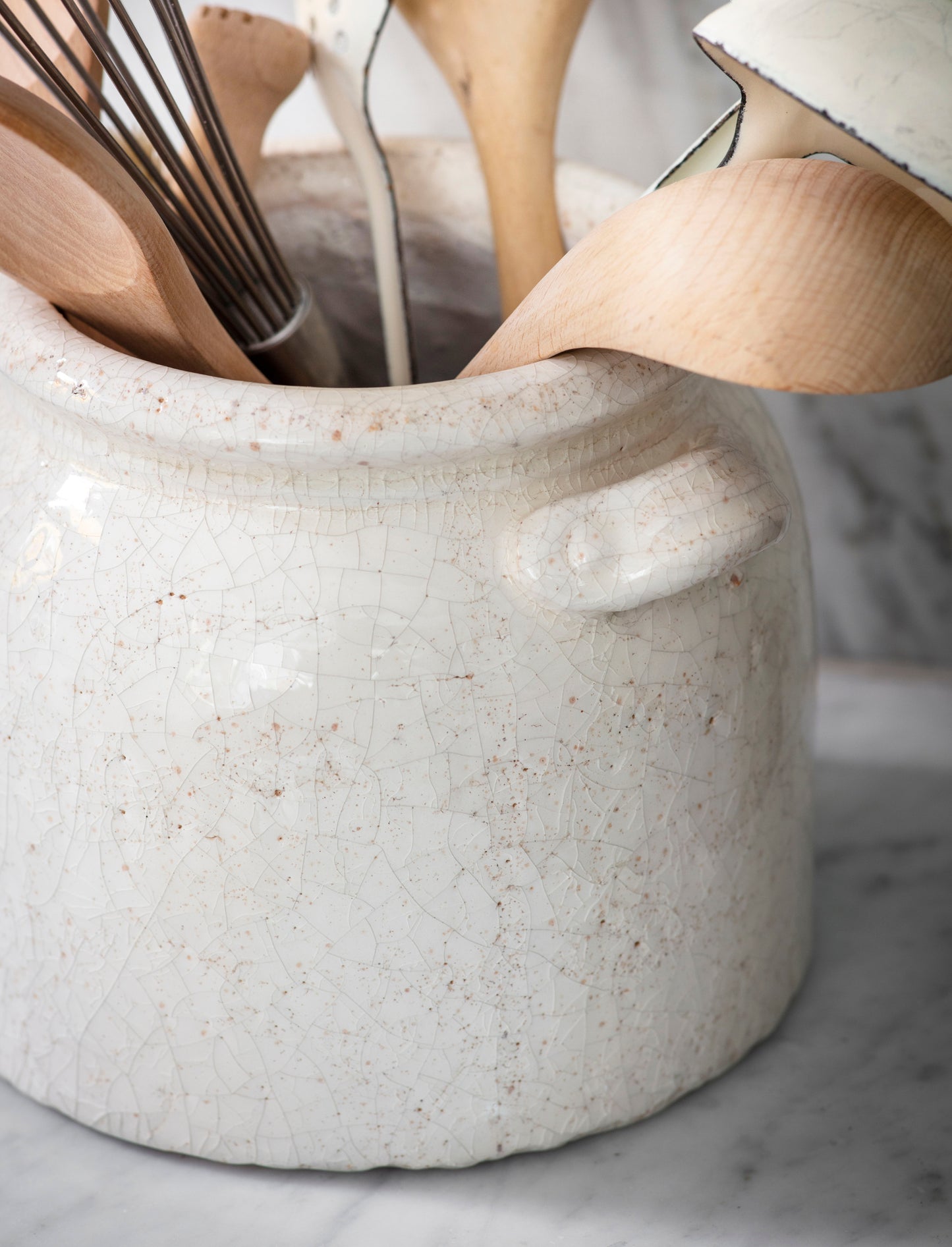 Ravello Pot with Handles 21cm White