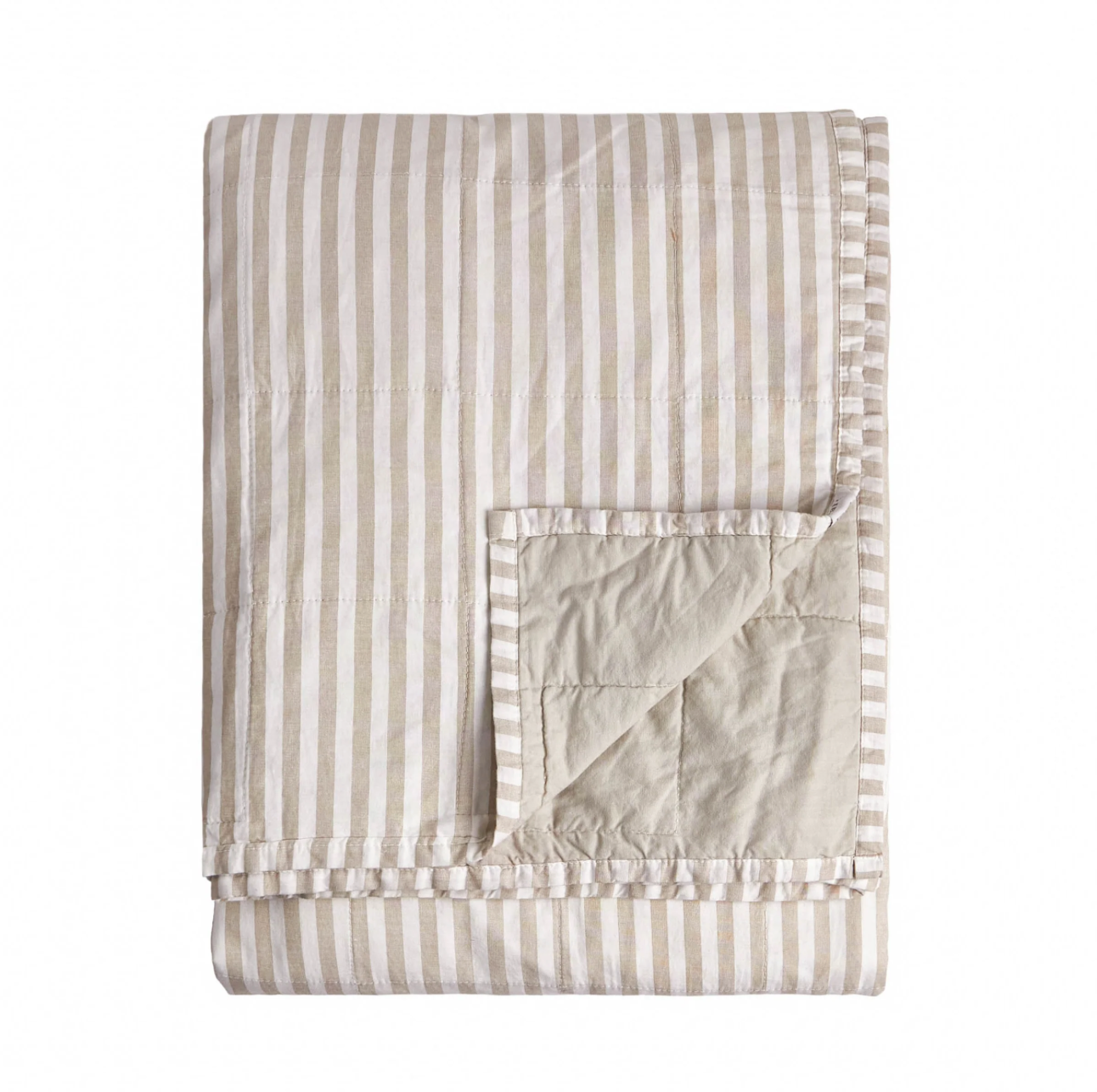 Hebden Bedspread - Natural/Stone