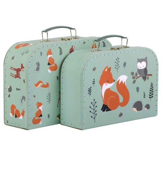 Forest Friends Suitcase Set of 2