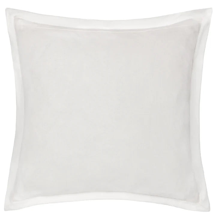 Winter Warmest Wishes Embroidered Cushion Natural