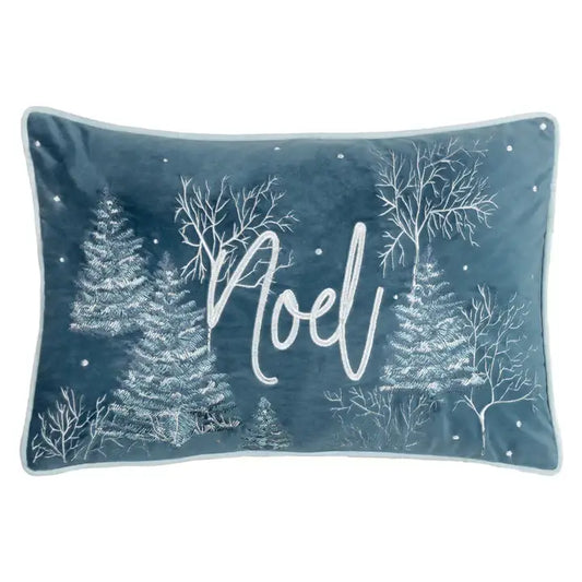 Arcticus Arctic Animal Rectangular Cushion Blue