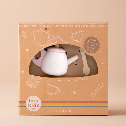 Just Bee Kids Wooden Tea Set (FSC)