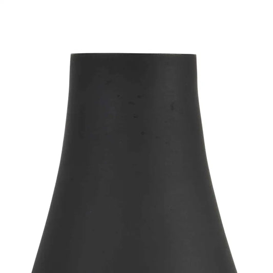 Black Tapered Glass Vase image 1
