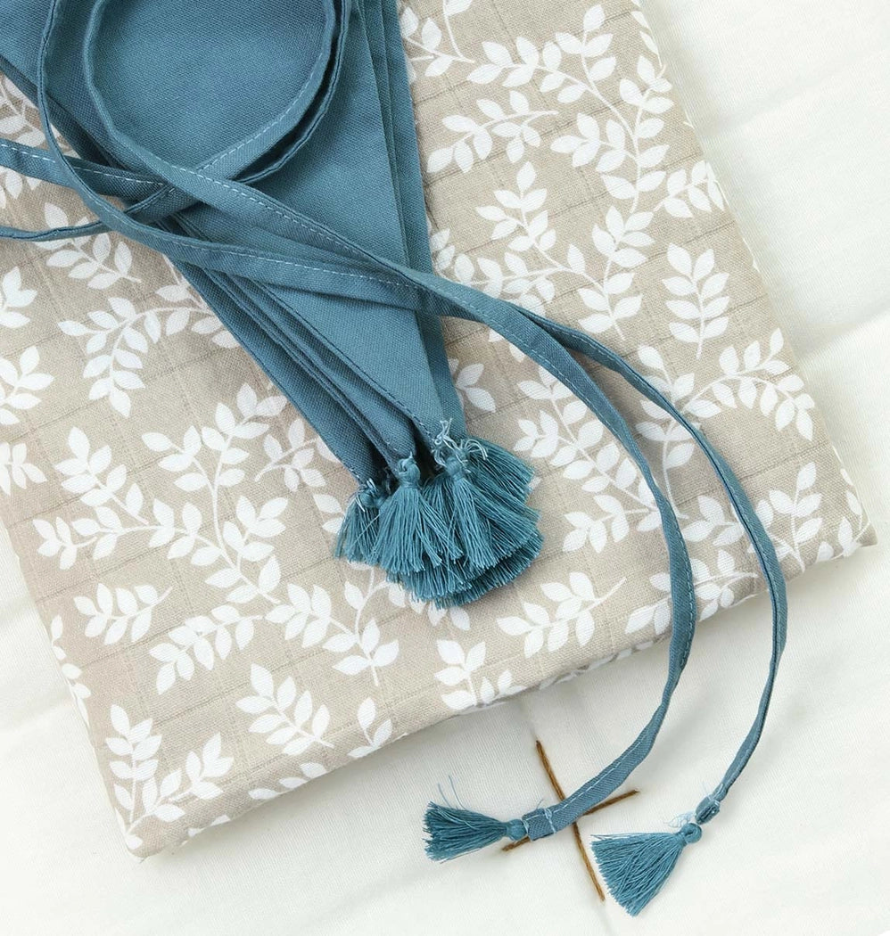 Vintage Blue Cotton Bunting