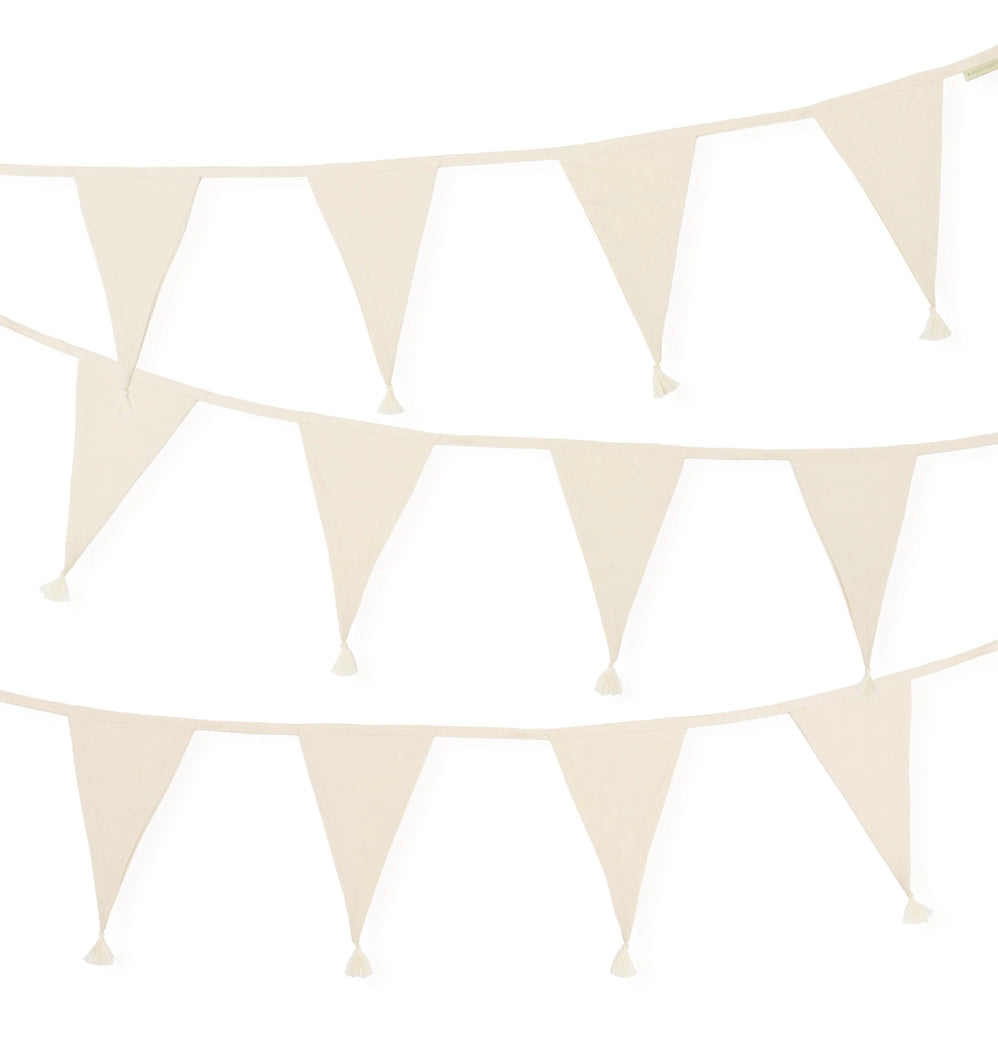 Cream Cotton Bunting