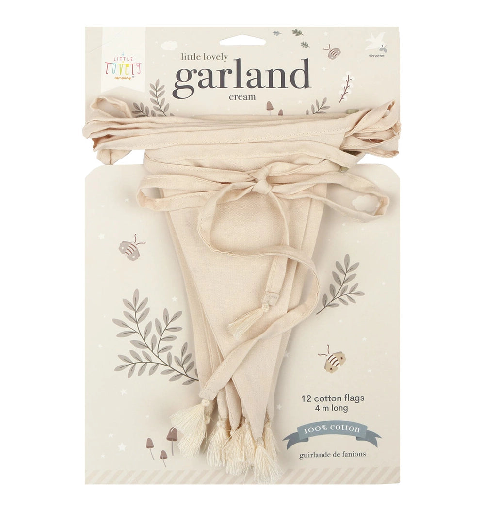 Cream Cotton Bunting
