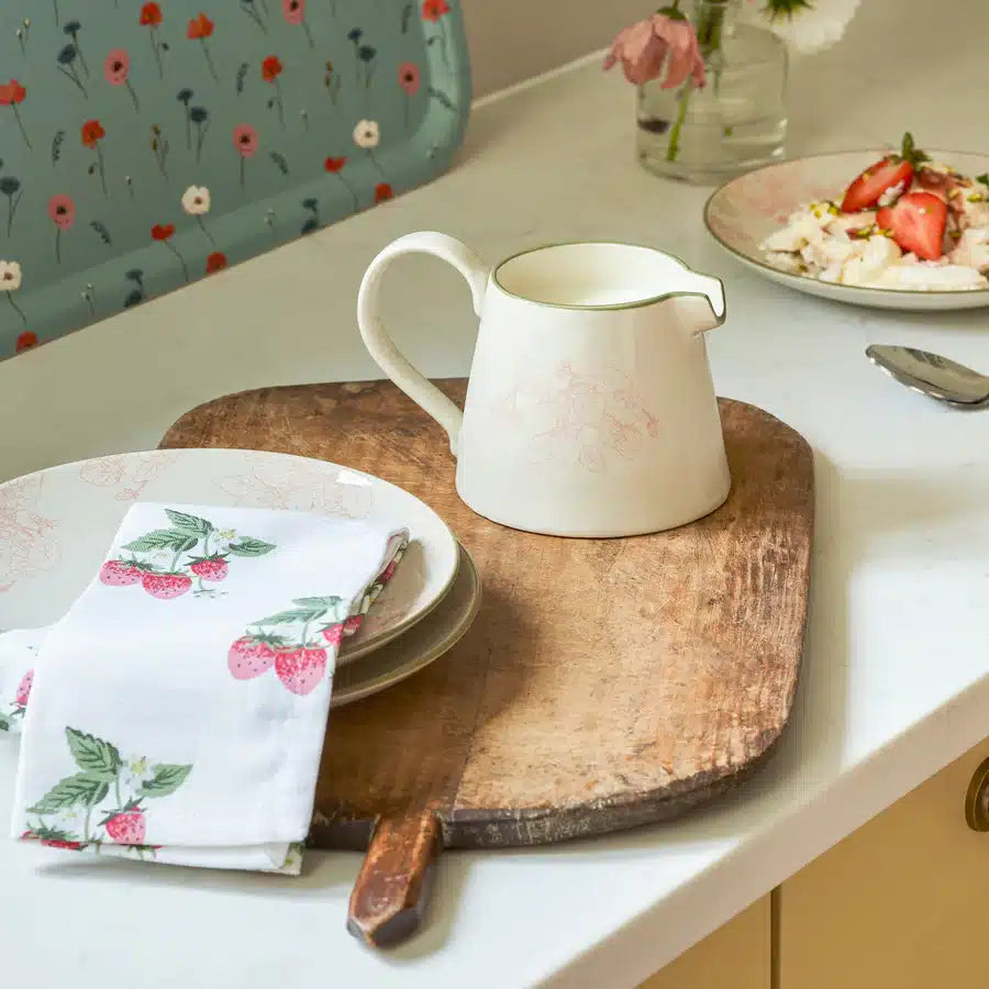 Strawberries Large Stoneware Jug image 1