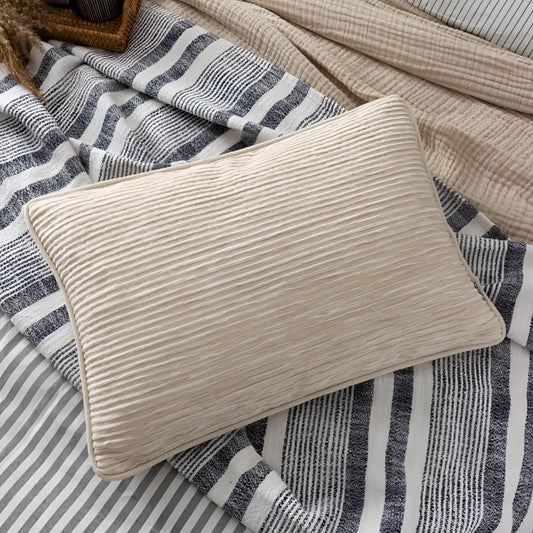 Cove Ribbed Cushion Natural image 1