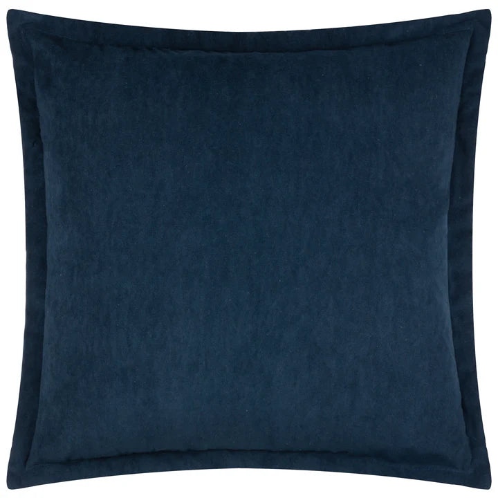 Merton Square Velvet Cushion Indigo image 0