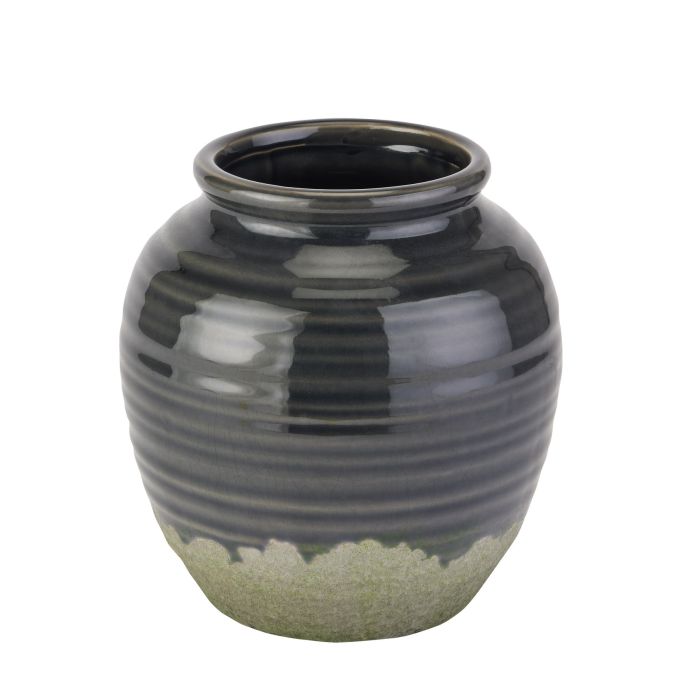 Seville Collection Navy Squat Vase image 0
