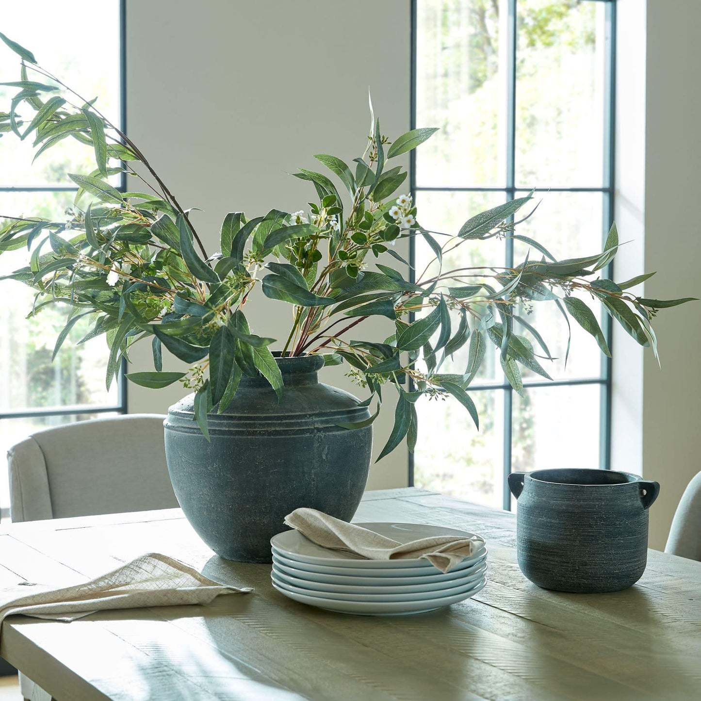 Amalfi Grey Hydria Pot image 1