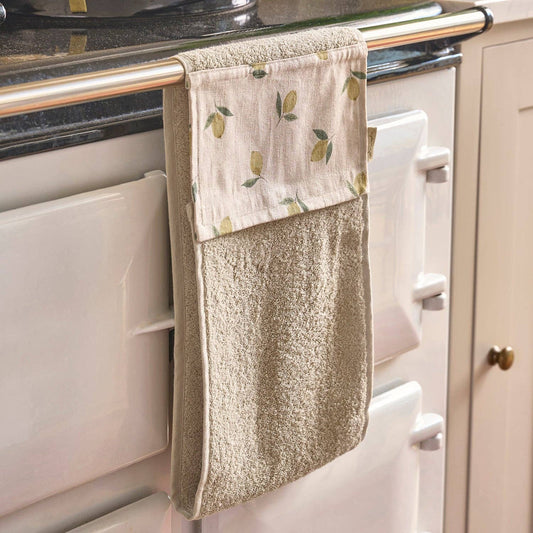 Lemons Linen Roller Hand Towel