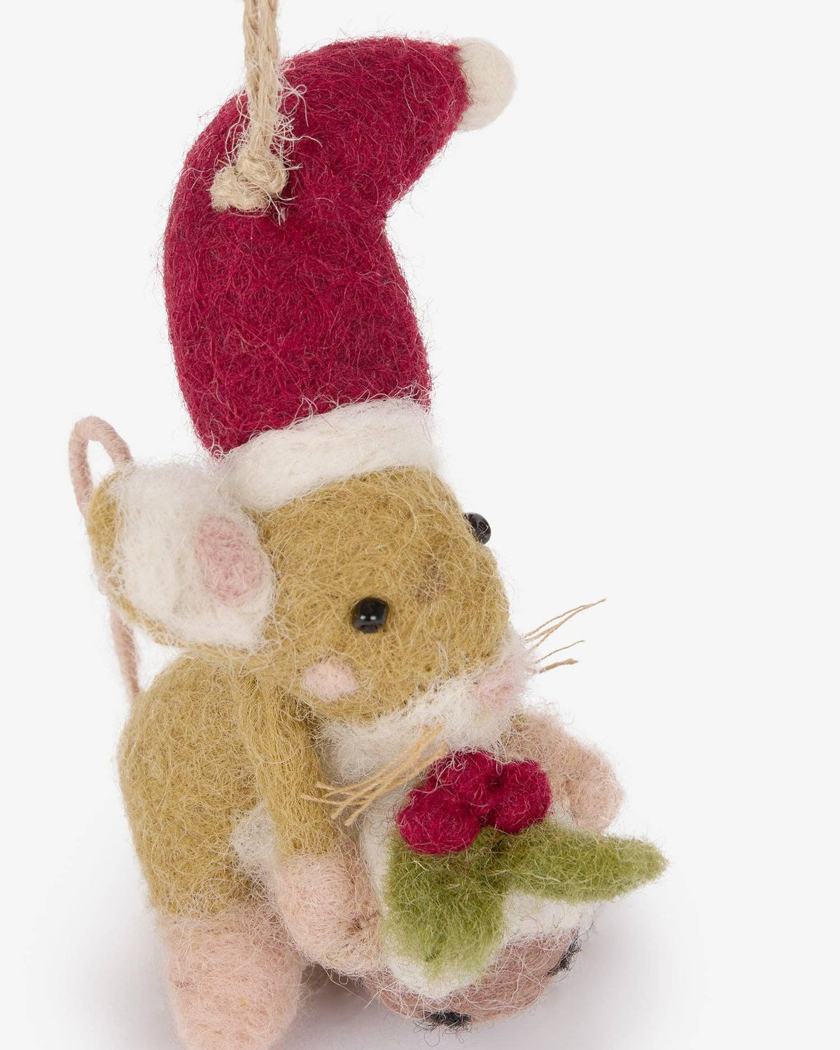 Monty Mouse Christmas Felt Bauble