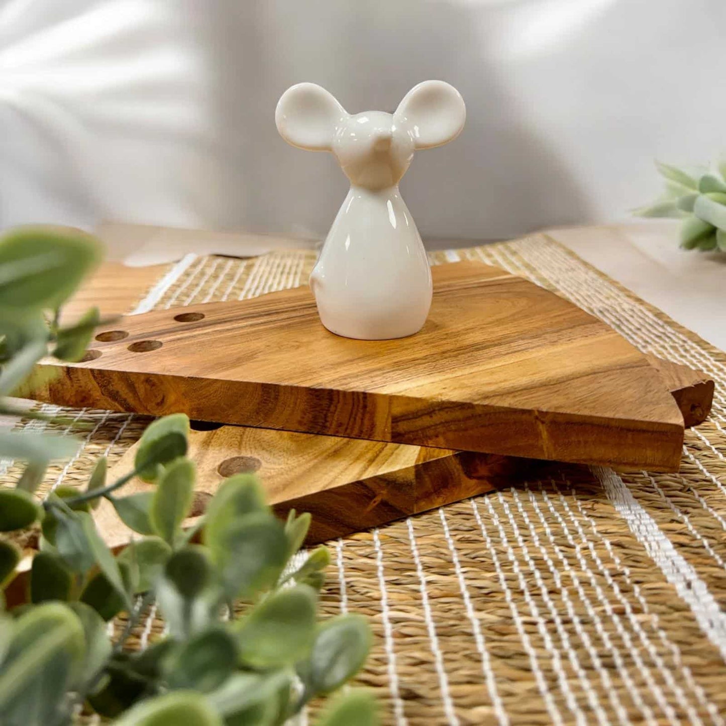Wooden Cheese Shape Serving Board image 1