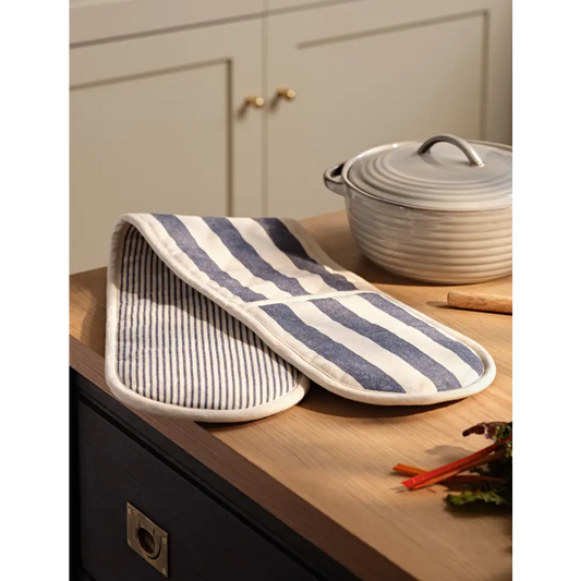 Harlton Wide Stripe Oven Glove Ink
