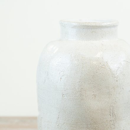 Tall Terracotta Flower Vase