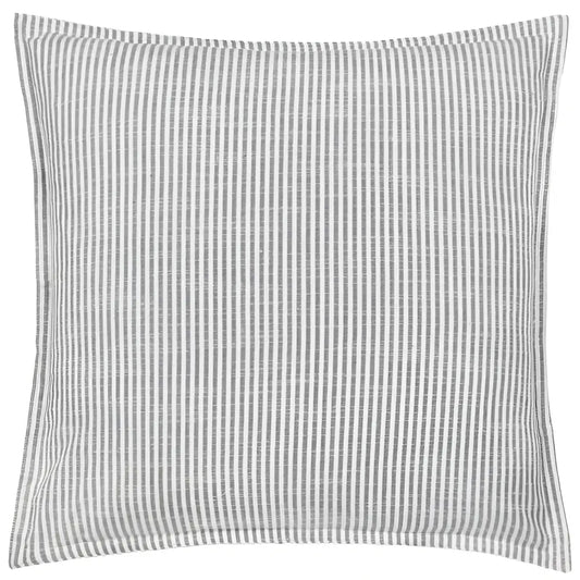 Truro Stripe Reversible Cushion Grey image 0