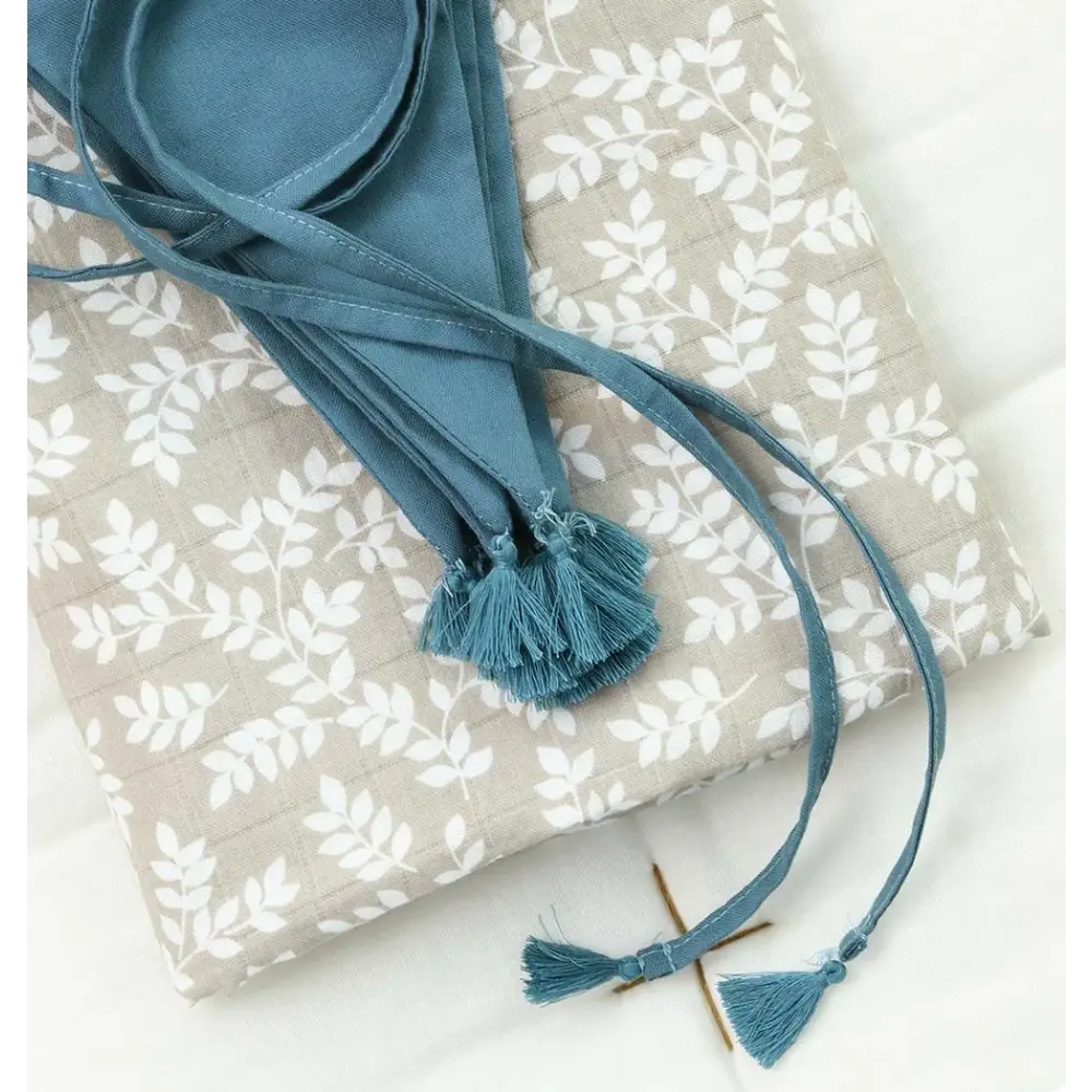 Vintage Blue Cotton Bunting