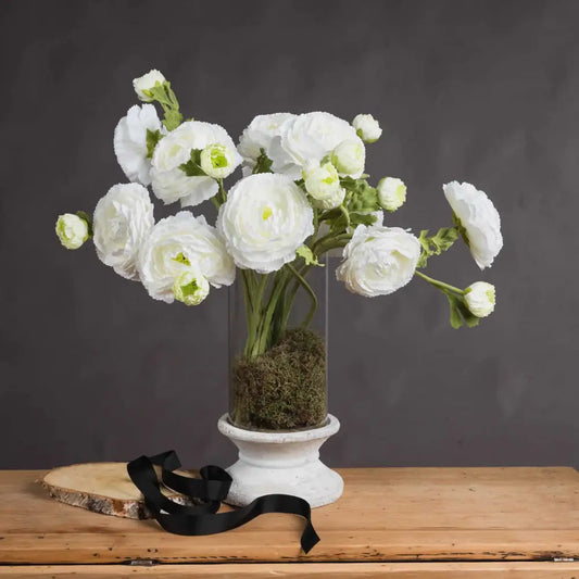 White Ranunculus Spray image 0