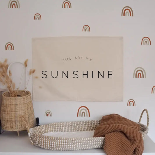 You Are My Sunshine Wall Hanging - Black