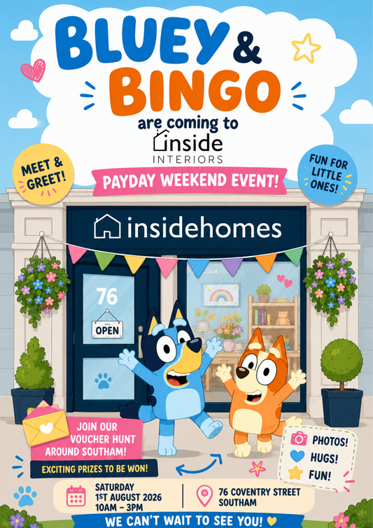 Bluey & Bingo Meet and Greet at Inside Interiors