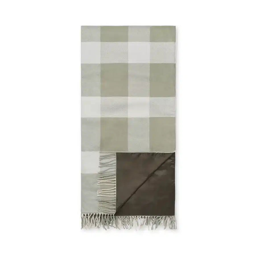 Gingham Picnic Blanket - Olive image 2