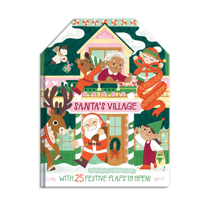 Santa's Village – Children’s Fold-Out Advent Christmas Book