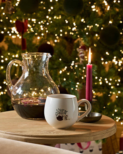Christmas Puddings Stoneware Mug