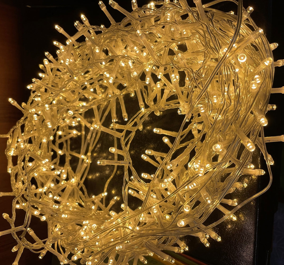 13.6m/44ft 6in Plug In LED Warm White Christmas String Light