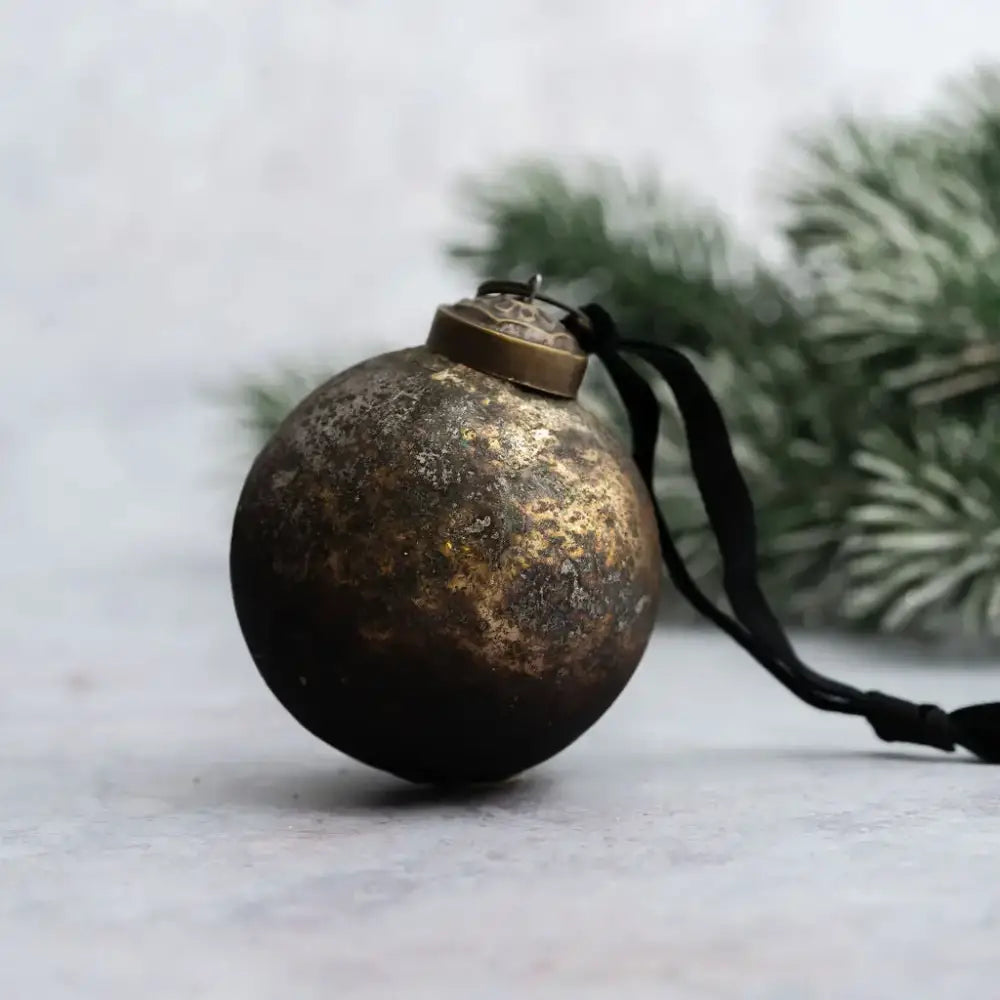 2’’ Autumn Patina Bauble