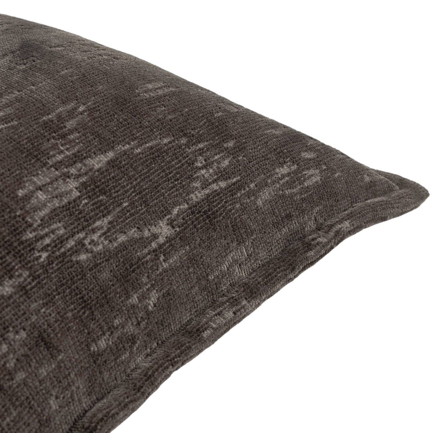 Aurelio Chenille Jacquard Cushion Charcoal